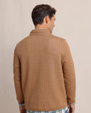 Southern Tide Men's Fairwood Reversible Quarter Zip - Hazelnut Khaki