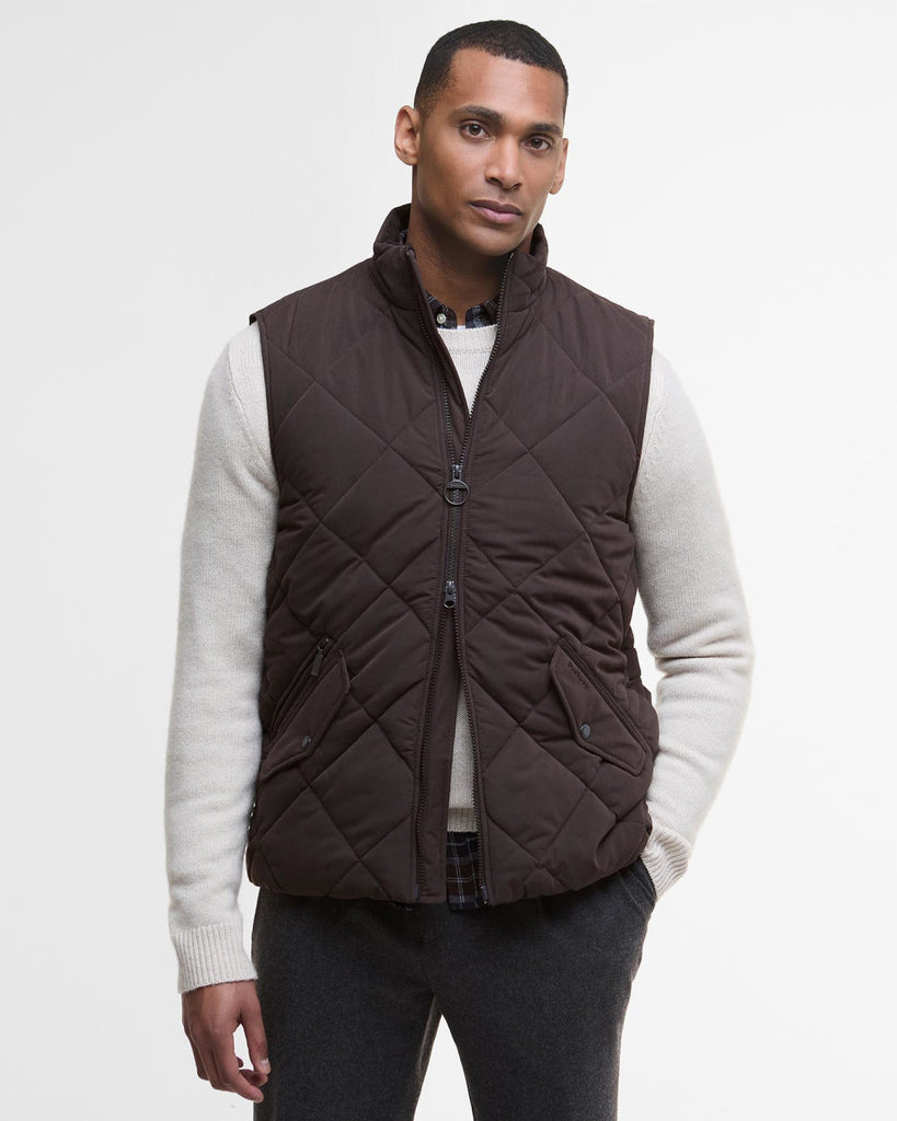 Barbour Men's City Chelsea Quilted Gilet/Vest - Black Oak/Midnight Oak