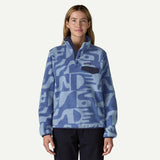Patagonia Women's Lightweight Synchilla® Snap-T® Fleece Pullover - Flow: Dyno White