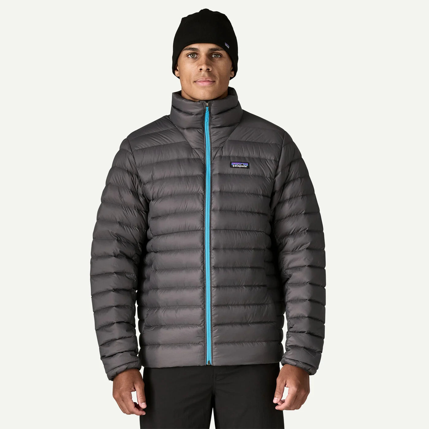 Patagonia Men's Down Sweater™ Jacket - Forge Grey w/ Blue Zip Patagonia Men's Down Sweater™ Jacket - Forge Grey w/ Blue Zip
