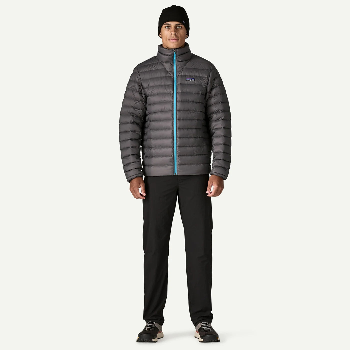 Patagonia Men's Down Sweater™ Jacket - Forge Grey w/ Blue Zip Patagonia Men's Down Sweater™ Jacket - Forge Grey w/ Blue Zip