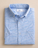 Southern Tide Men's Game Fish Sports Shirt - Cerulean