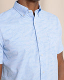 Southern Tide Men's Game Fish Sports Shirt - Cerulean