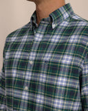 Southern Tide Men's LS Charleston Gordon Tartan Sportshirt - Salt Meadow