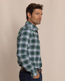 Southern Tide Men's LS Charleston Gordon Tartan Sportshirt - Salt Meadow