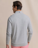 Southern Tide Men's Gulf View Heather Quarter Zip - Heather Steel