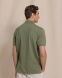 Southern Tide Men's Heather Skipjack Polo - Heather Cedar Green