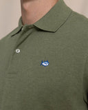 Southern Tide Men's Heather Skipjack Polo - Heather Cedar Green