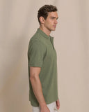 Southern Tide Men's Heather Skipjack Polo - Heather Cedar Green