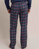 Southern Tide Men's Holiday Tartan Lounge Pant - Dress Blue