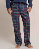 Southern Tide Men's Holiday Tartan Lounge Pant - Dress Blue