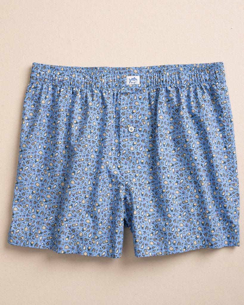 Southern Tide Men's I'll Have an Old Fashioned Boxer - Ocean Channel
