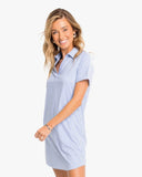 Southern Tide Women's Kamryn brrr°® Intercoastal Stripe Dress - Cobalt Blue