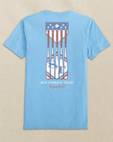 Southern Tide Kids Patriotic Bats Short Sleeve T-Shirt - Ocean Channel