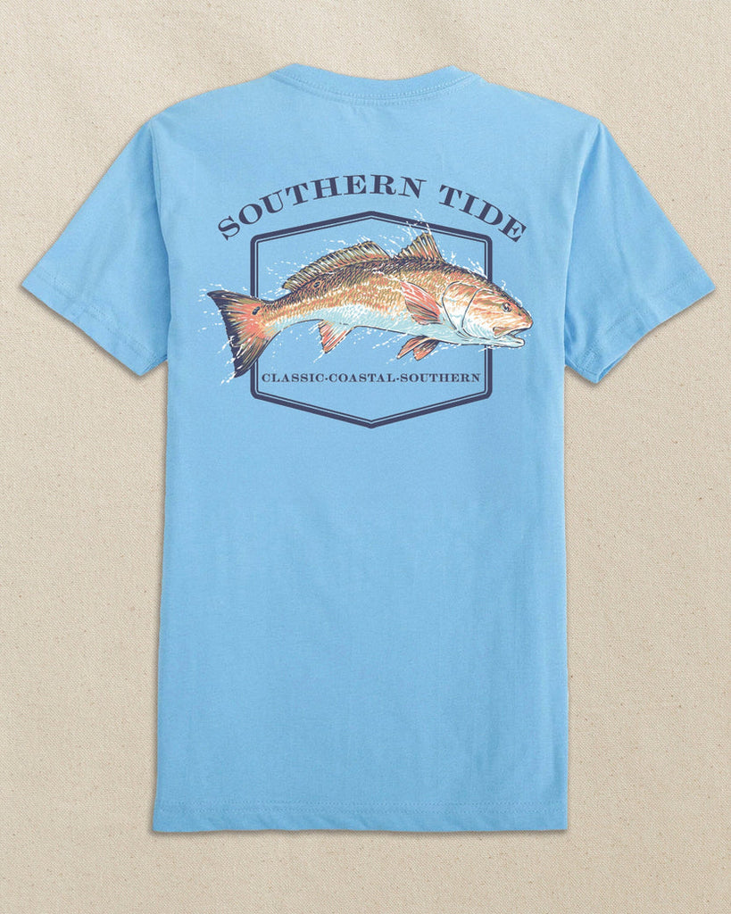 Southern Tide Kids Redfish Short Sleeve T-Shirt - Ocean Channel