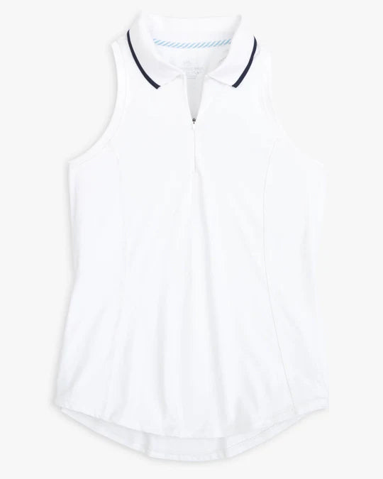 Southern Tide Women's Kristy Performance Tank - Classic White