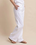 Southern Tide Women's Laken Wide Leg Pant - Classic White