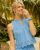 Southern Tide Larisa Eyelet Tank - Ocean Channel
