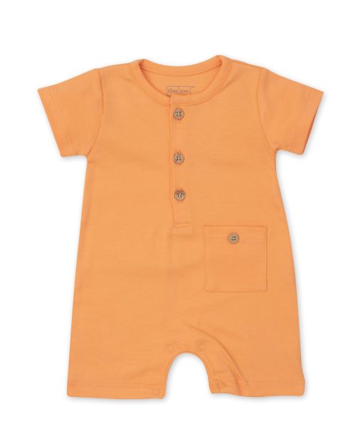 Kissy Kissy Orange Short Playsuit