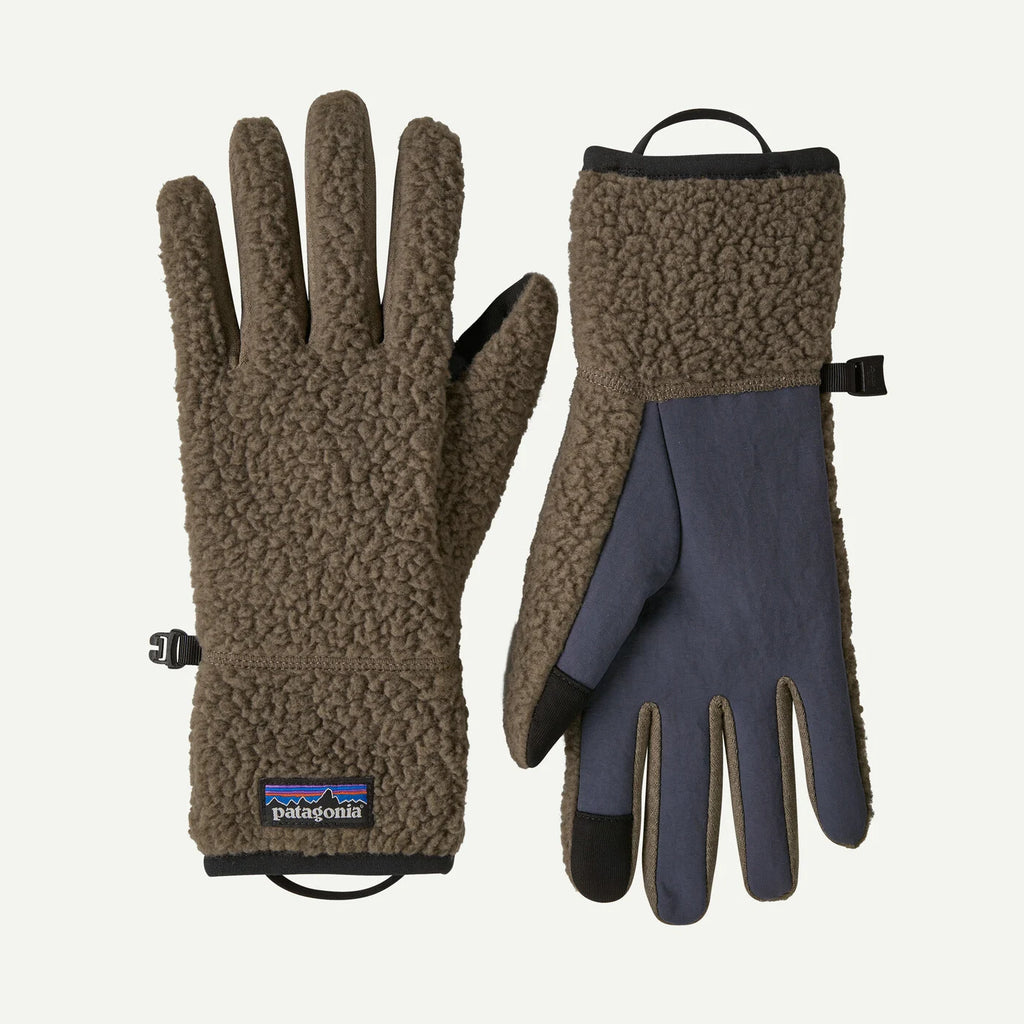 Patagonia Retro Pile Fleece Gloves - Marlow Brown