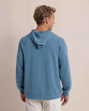 Southern Tide Men's Manteo Heather Interlock Snapfront Hoodie - Heather Teal Haze