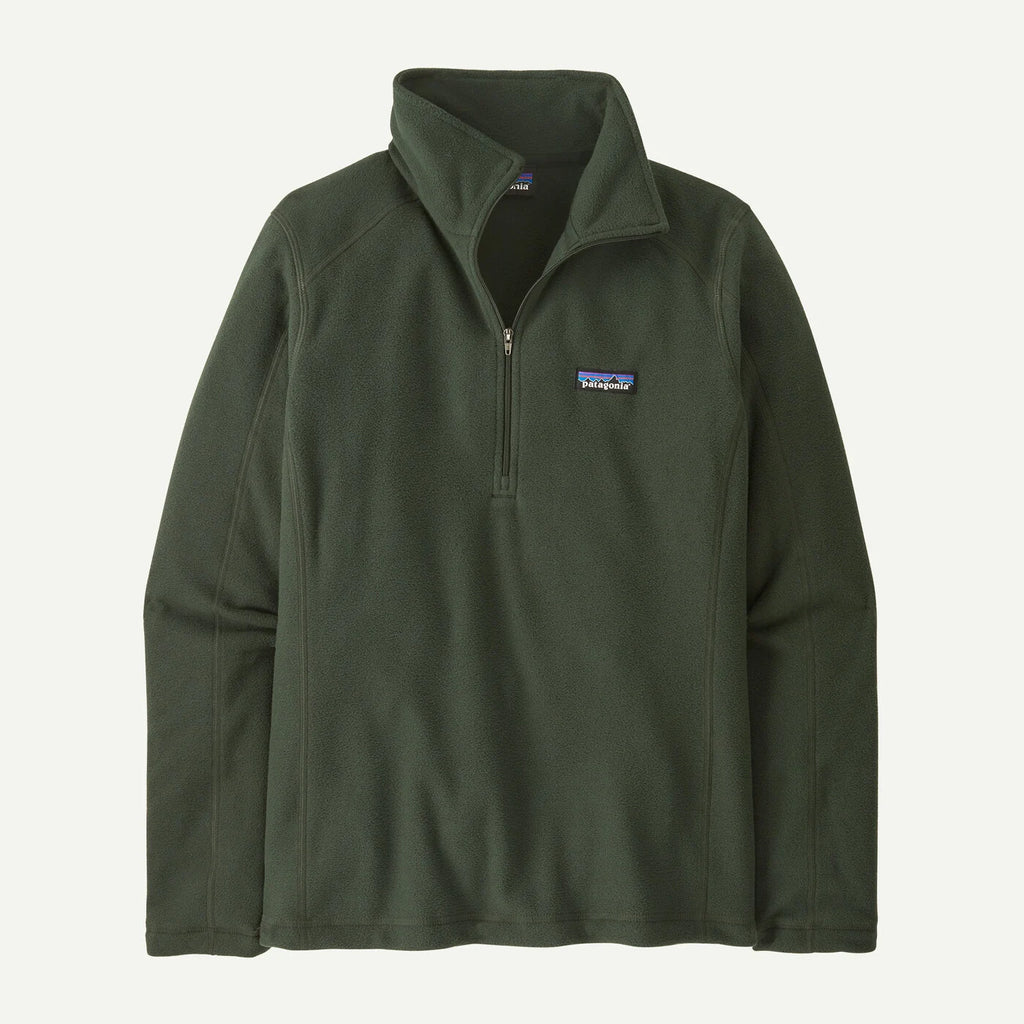 Patagonia Women's Micro D 1/4 Zip - Old Growth Green