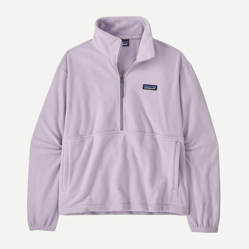 Patagonia Women's Micro D 1/2 Zip Fleece Pullover - Foxglove Purple (FGLP)