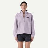 Patagonia Women's Micro D 1/2 Zip Fleece Pullover - Foxglove Purple (FGLP)