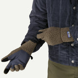 Patagonia Retro Pile Fleece Gloves - Marlow Brown