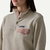 Patagonia Women's LW Synch Snap PO - Oatmeal Heather w/ Moonrise Taupe