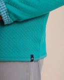 Southern Tide Men's Oak Island Reversible Quarter Zip - Spruce Shade