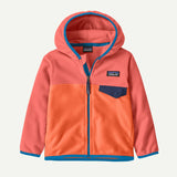 Baby Micro D® Snap-T® Fleece Jacket - Orange Peel