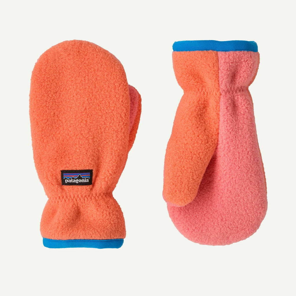 Patagonia Baby Pita Pocket Mittens - Orange Peel