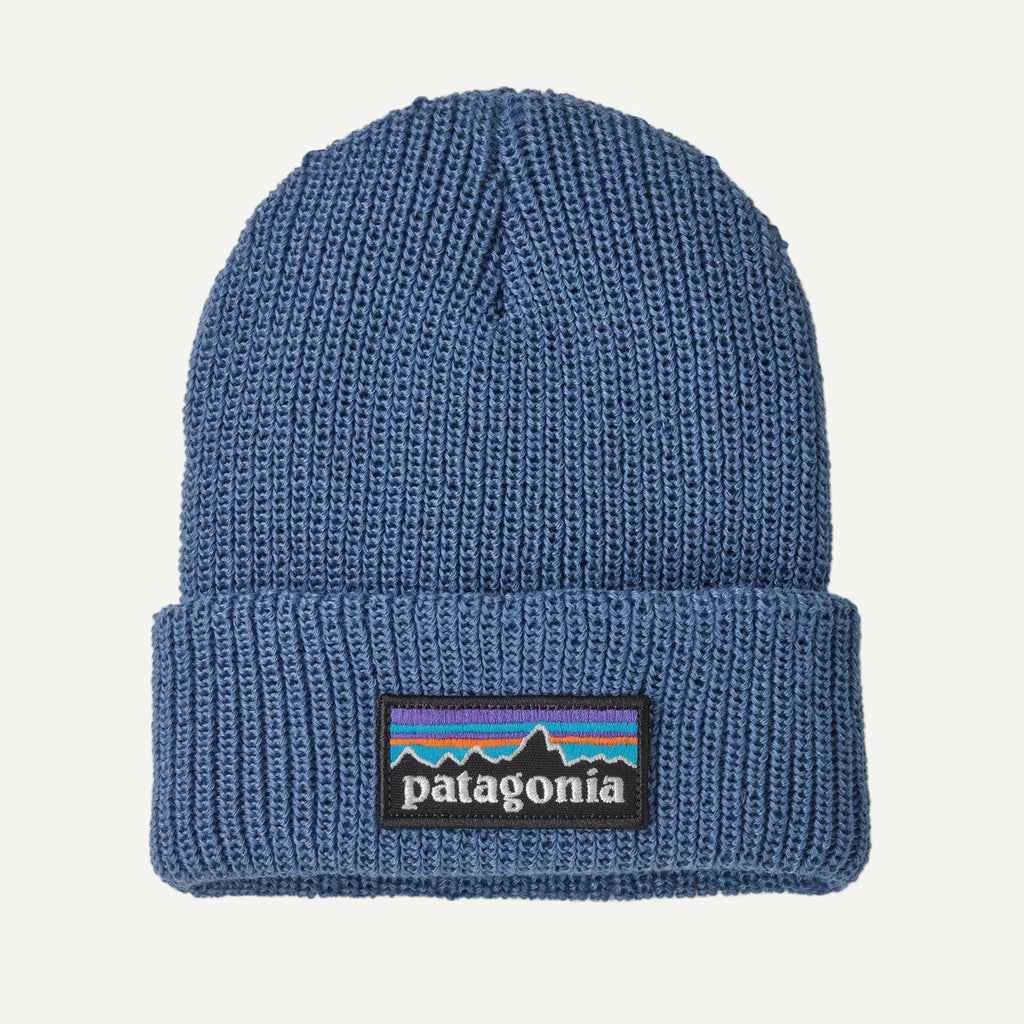 Patagonia Baby Logo Beanie P-6 Logo: Barnacle Blue