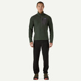 Patagonia Men's R1® Air Zip-Neck - Old Growth Green