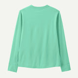 Patagonia Kids' Long-Sleeved Capilene® Silkweight T-Shirt - River Camp: Early Teal