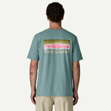 Patagonia Men's Take a Stand Responsibili-Tee® - Rainbow Run: Blue Sage