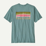 Patagonia Men's Take a Stand Responsibili-Tee® - Rainbow Run: Blue Sage