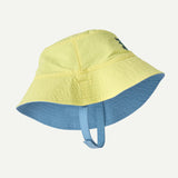 Patagonia Baby Reversible Sun Bucket Hat - Island Turtle: Shore Blue