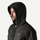 Patagonia Men's Diamond Quilted Bomber Hoody - Summit Blue