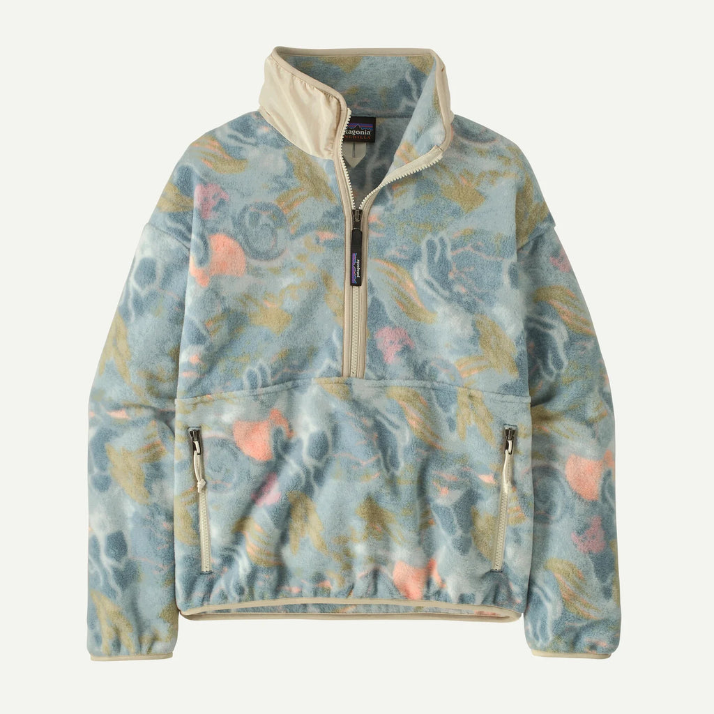 Patagonia Women's Synchilla® Fleece Marsupial Pullover - Moon Tripper: Virtually Blue