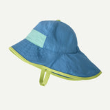 Patagonia Baby Block-the-Sun Hat - Shore Blue