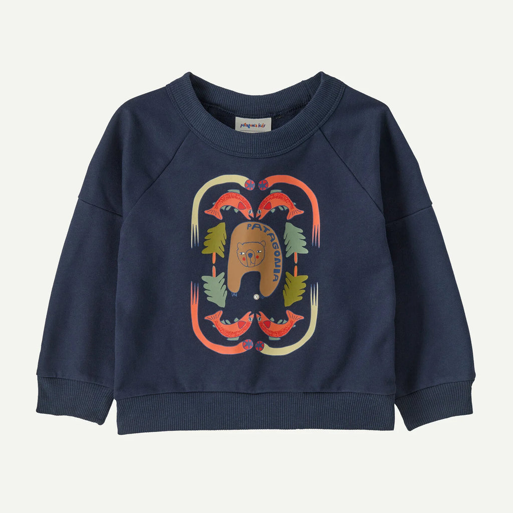 Patagonia Baby Crew Sweatshirt - Streambeam: New Navy