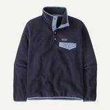 Patagonia Women's Lightweight Synchilla® Snap-T® Fleece Pullover - Sunken Blue