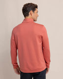 Southern Tide Men's Schooner Long Sleeve Quarter Zip - Mineral Red