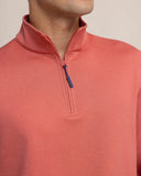 Southern Tide Men's Schooner Long Sleeve Quarter Zip - Mineral Red