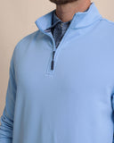Southern Tide Men's Schooner Quarter Zip - Ocean Channel