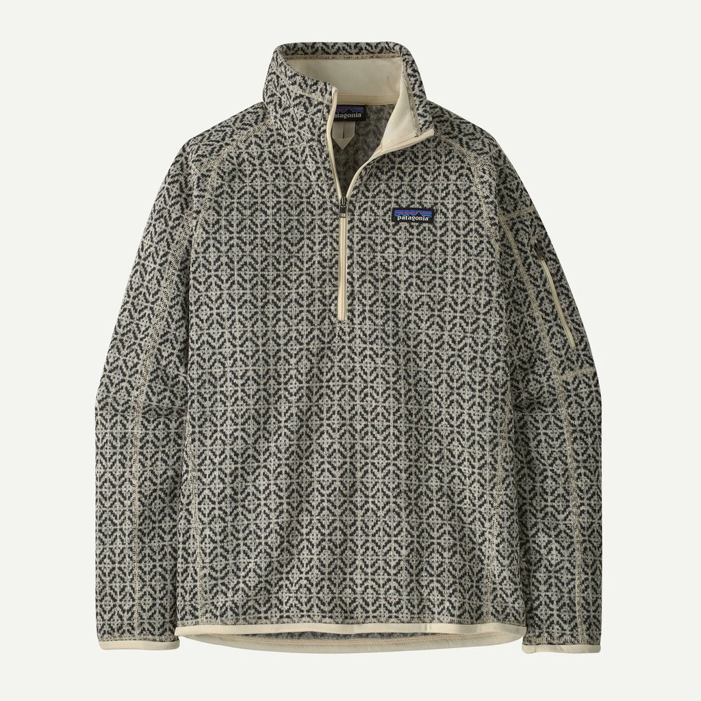 Women's Better Sweater® 1/4-Zip Fleece - Scales: Natural