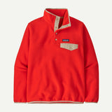 Patagonia Women's Lightweight Synchilla® Snap-T® Fleece Pullover - Sizzle Red
