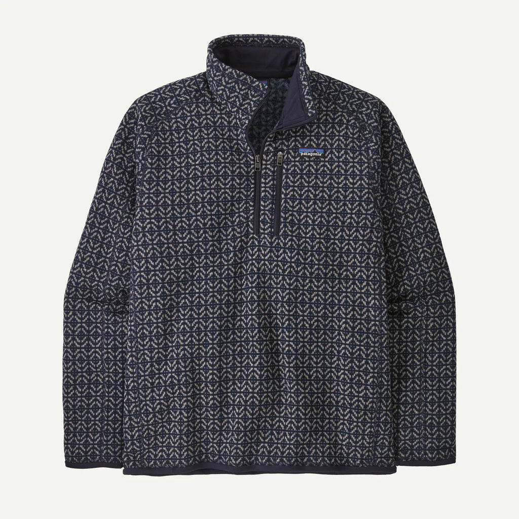 Patagonia Men's Better Sweater® 1/4 Zip - Scales: Sunken Blue